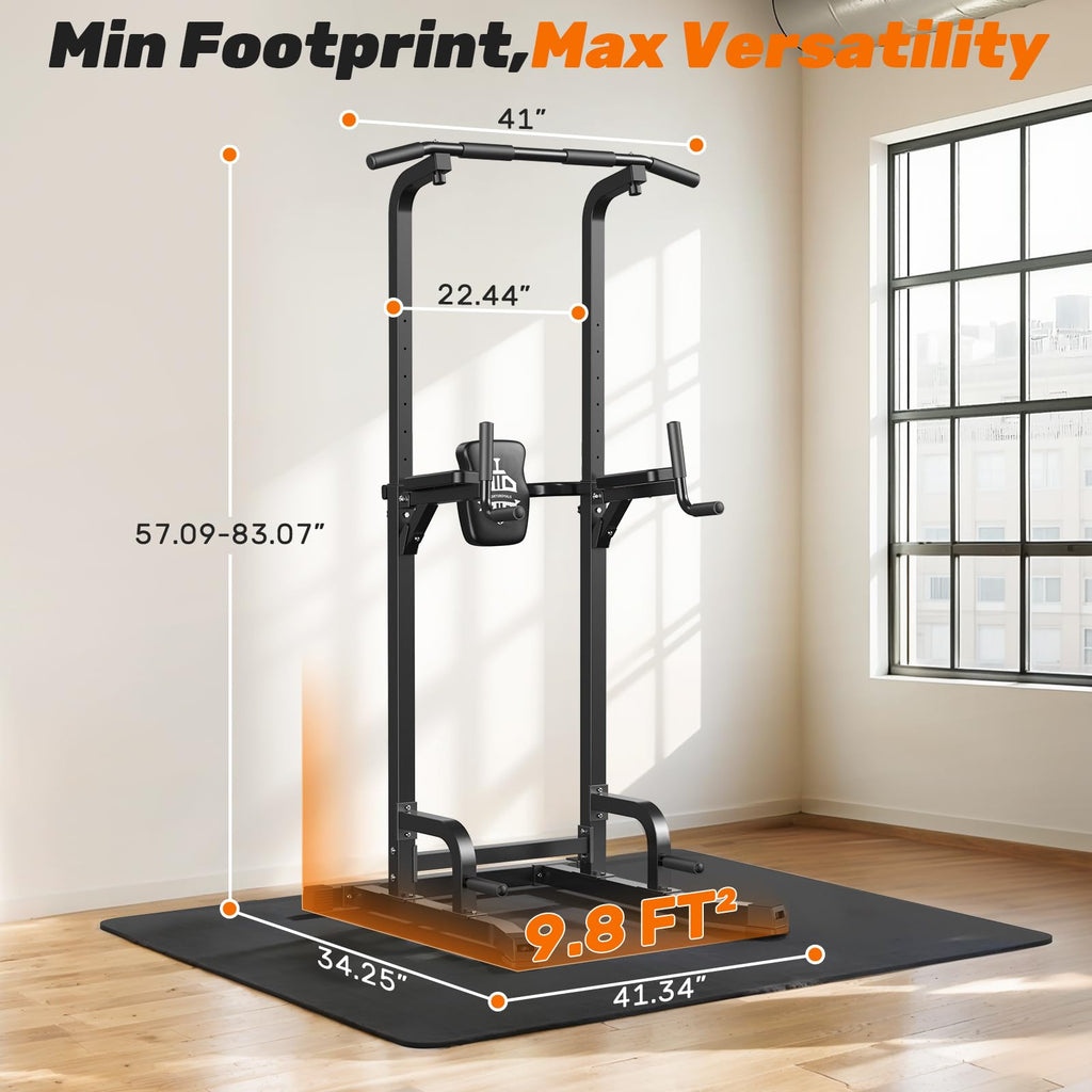 SPORTSROYALS Power Tower Pull Up Bar Station for Home Gym
