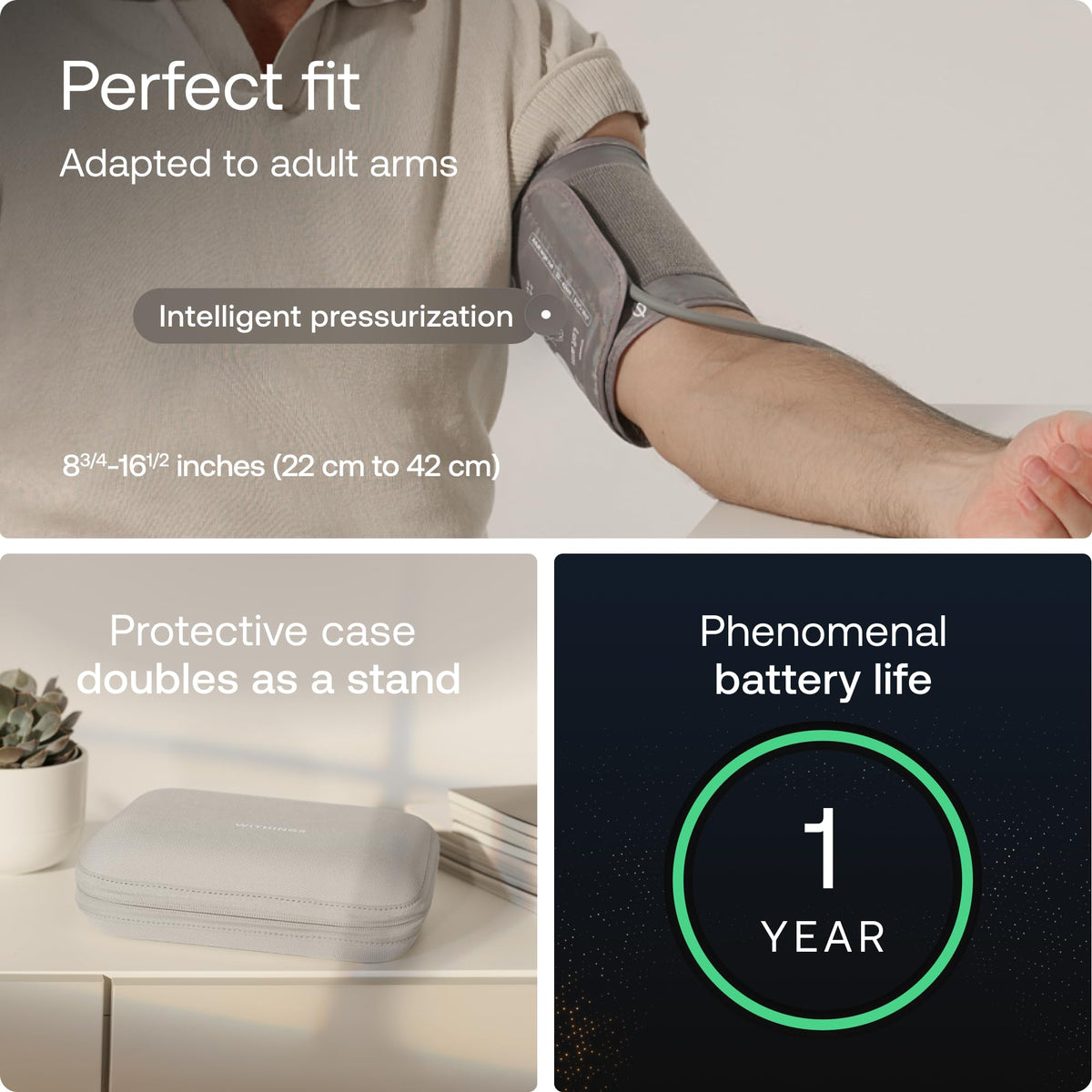 WITHINGS BPM Vision Smart Arm Blood Pressure Monitor