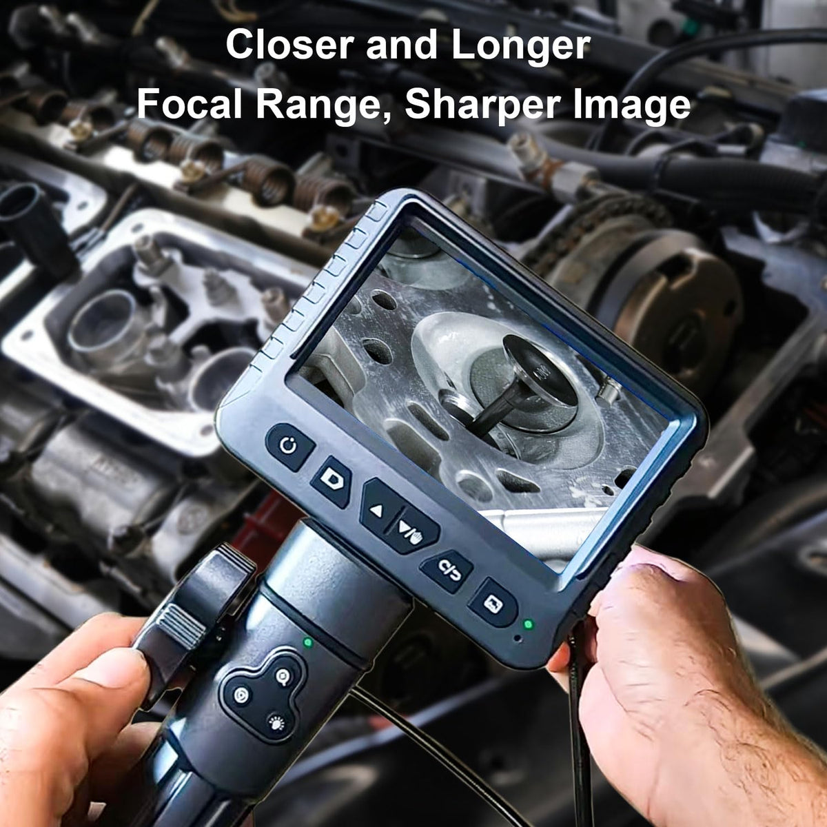 DXZTOZ Two-Way Borescope Inspection Camera with Light