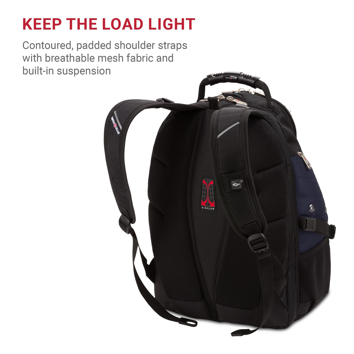 SWISSGEAR 1900 ScanSmart TSA Laptop Backpack - RFID, 17" Fits