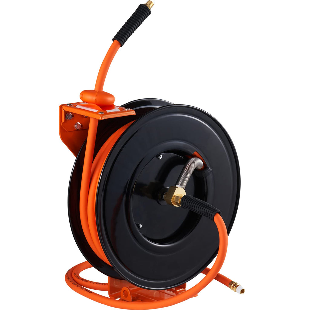 VEVOR Retractable Air Hose Reel 3/8" x 50ft 300PSI
