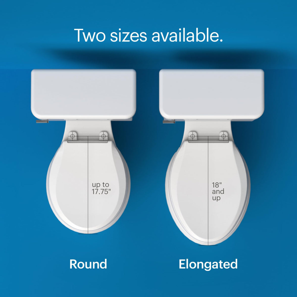 BRONDELL Bidet Toilet Seat Non-Electric for Elongated Toilets