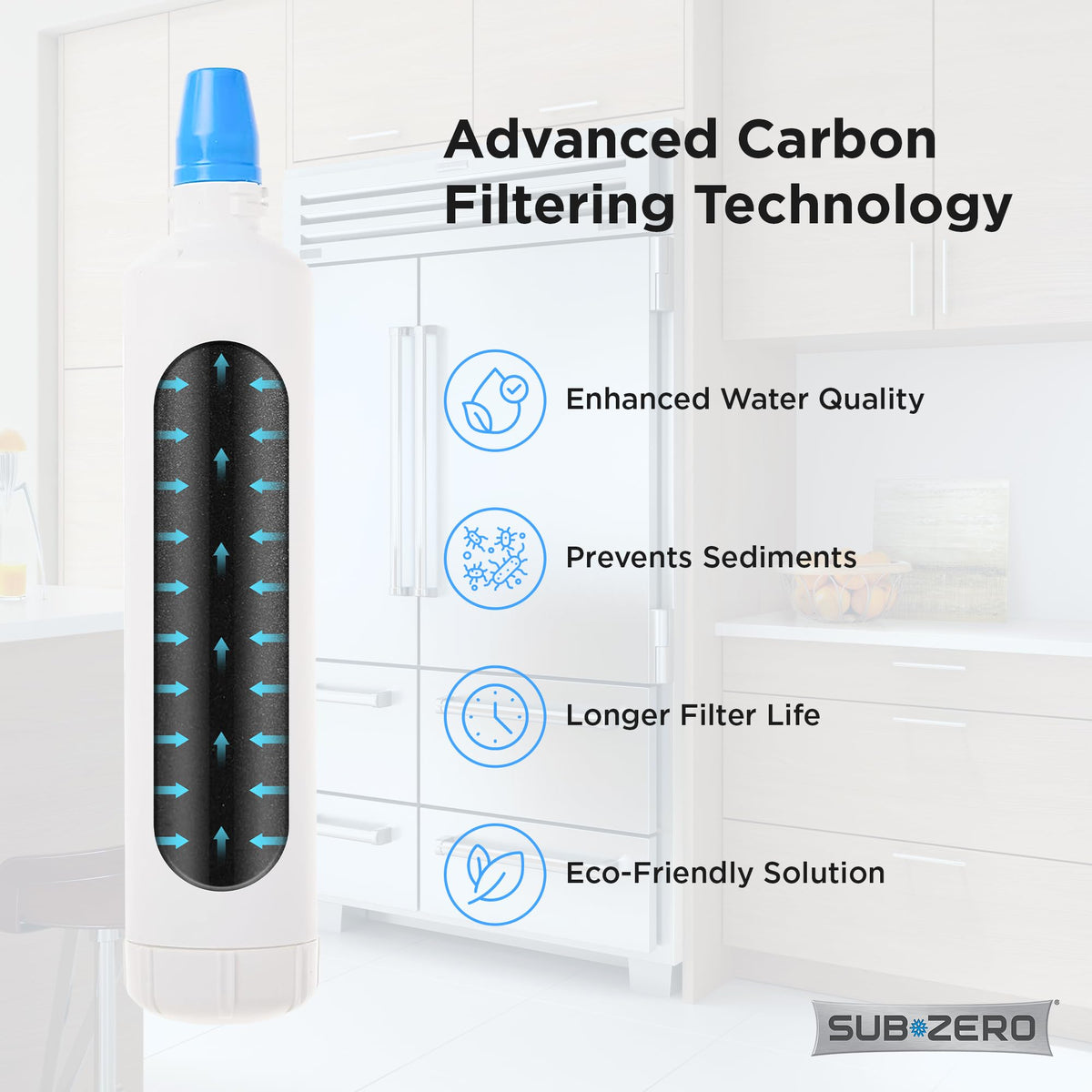 SUB-ZERO Refrigerator Water & Air Filter Combo Pack 4204490