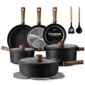 CAROTE Induction Nonstick Titanium Cookware Set 16pcs