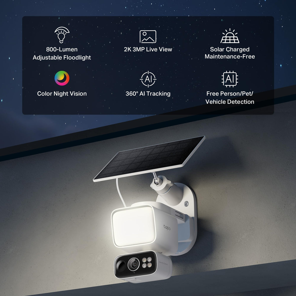 TAPO 2K Wireless Outdoor Pan/Tilt Security Camera Kit