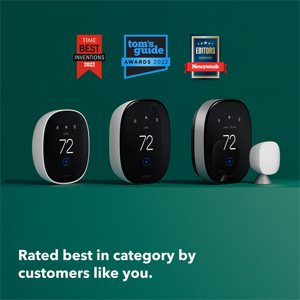 ECOBEE Smart Thermostat with Sensor & Air Quality Monitor