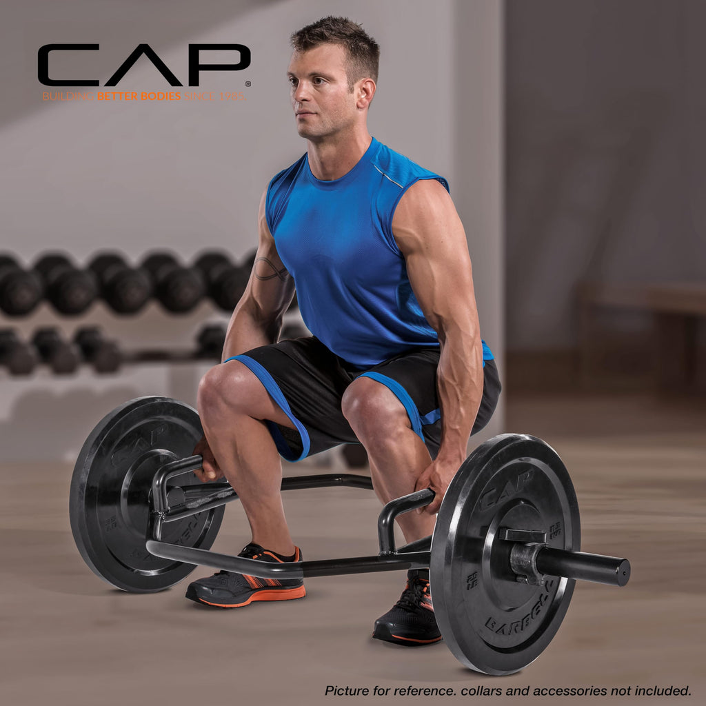 CAP BARBELL Olympic Trap Bar with Multiple Grip Options