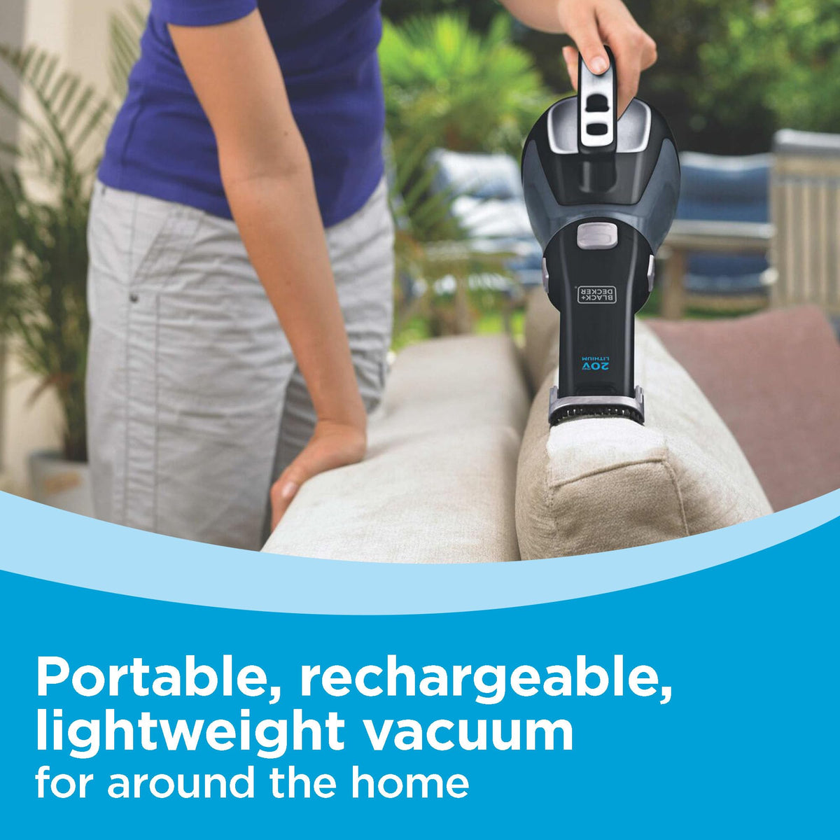 BLACK+DECKER Dustbuster 20V Cordless Hand Vacuum with Tools