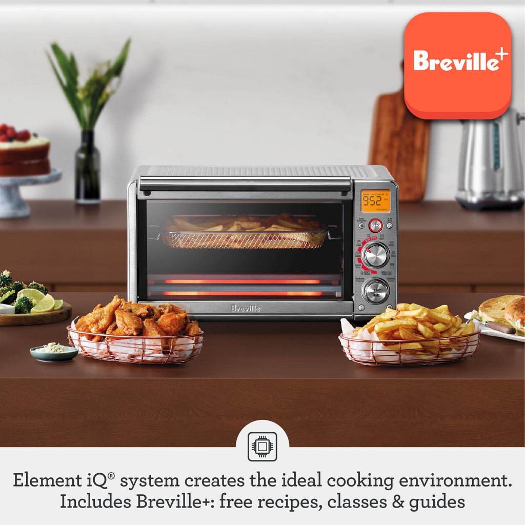 BREVILLE Smart Oven Air Fryer Compact - Brushed Stainless Steel
