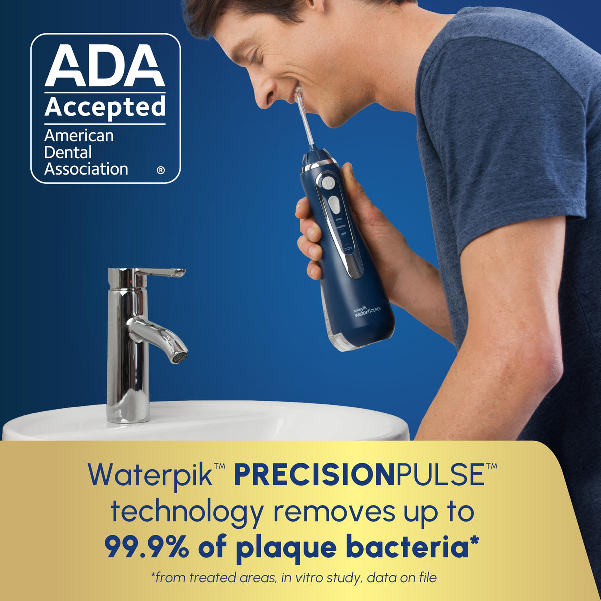 WATERPIK Cordless Advanced 2.0 Water Flosser - Portable Dental Care