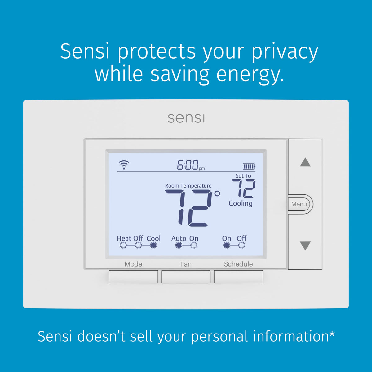 EMERSON Sensi Smart Thermostat ST55 - Wi-Fi Programmable