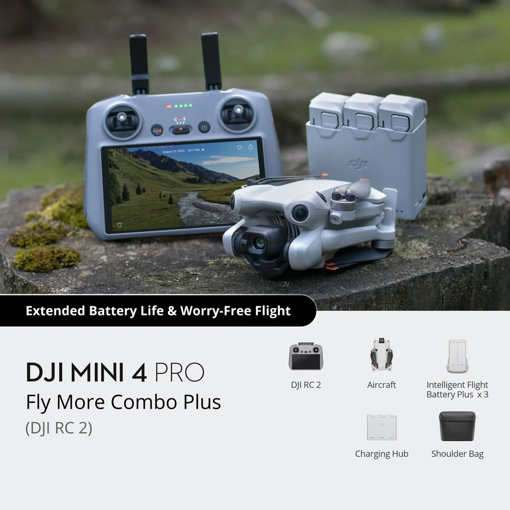 DJI Mini 4 Pro Fly More Combo with DJI RC 2 Controller