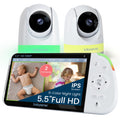 BABYSENSE PRO Full HD Split Screen Baby Monitor & Cameras
