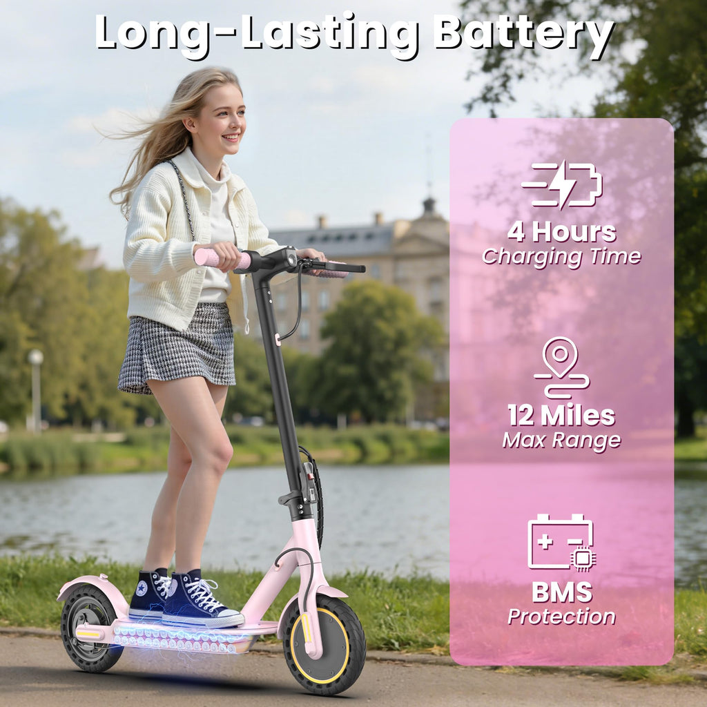 WERHY Foldable Kids Electric Scooter - 350W, 19 MPH Speed