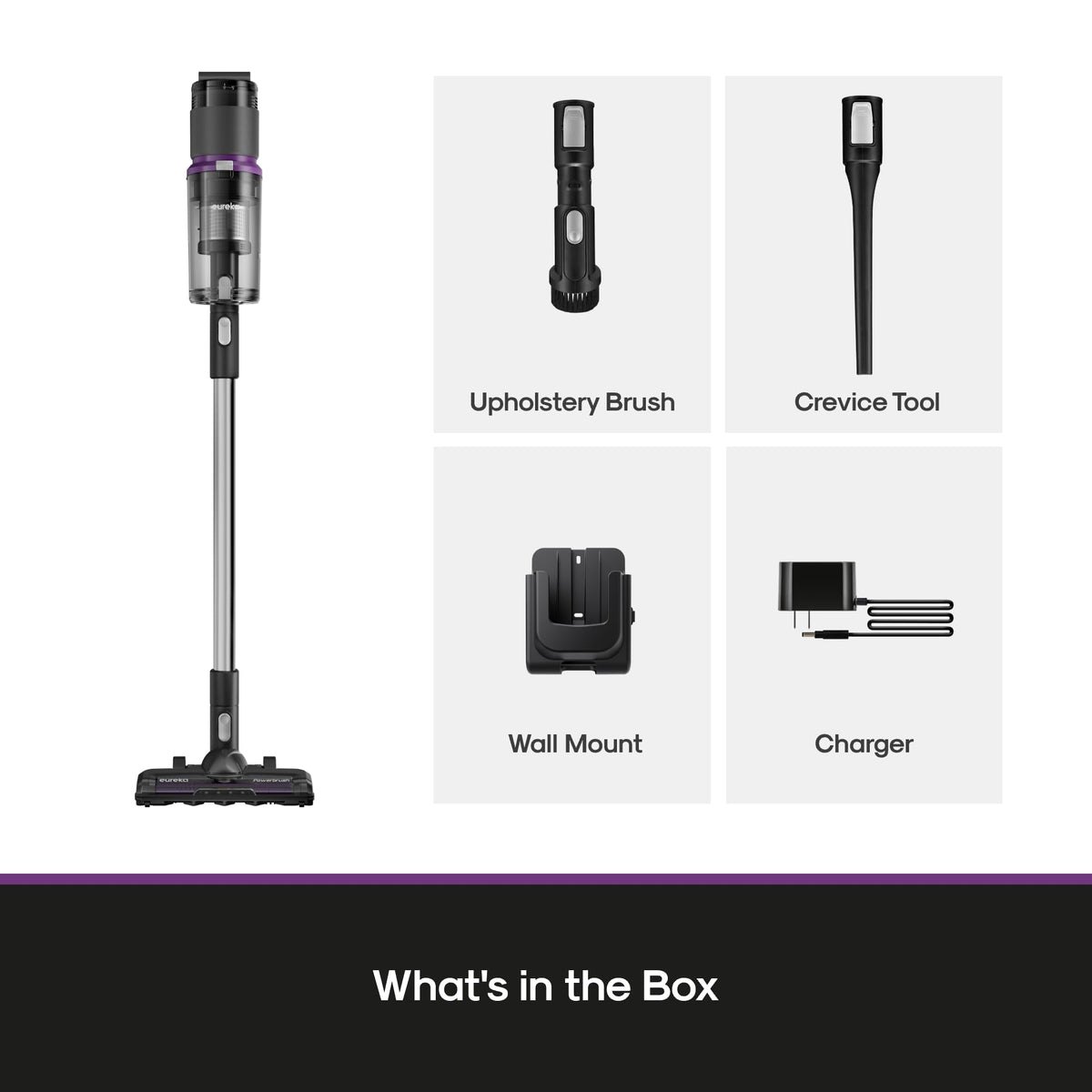EUREKA ReactiClean 410 Cordless Vacuum - 50 Min Runtime, 5.5 lbs