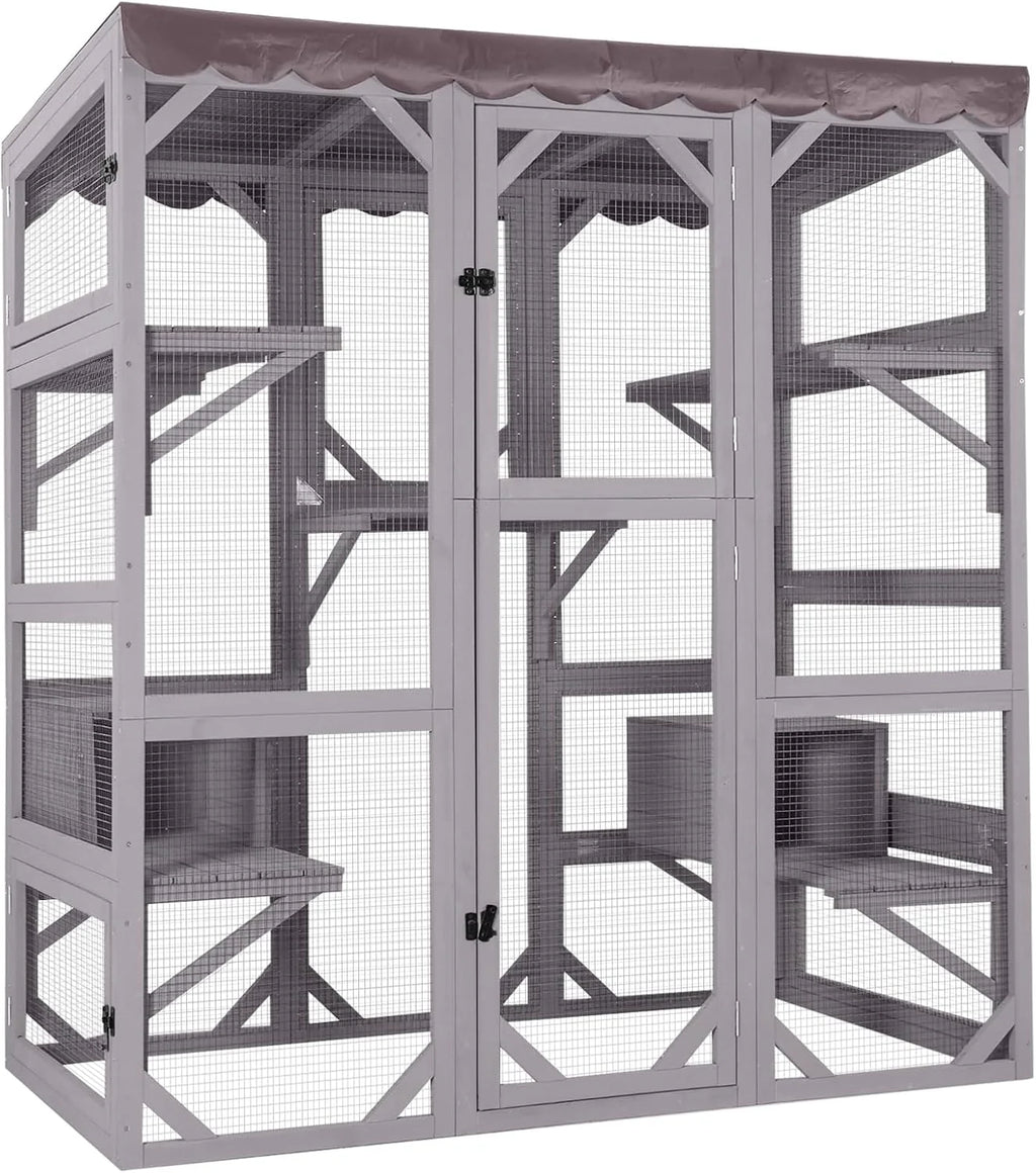 Catio Outdoor Cat Enclosure - Large Walk-In Kitty Cage