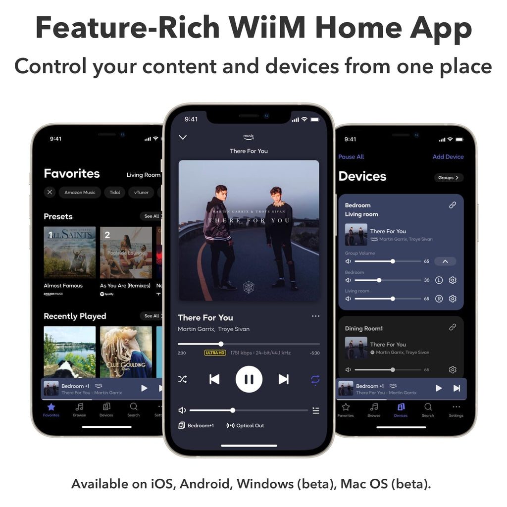 WIIM Mini AirPlay 2 Wireless Audio Streamer & Preamplifier