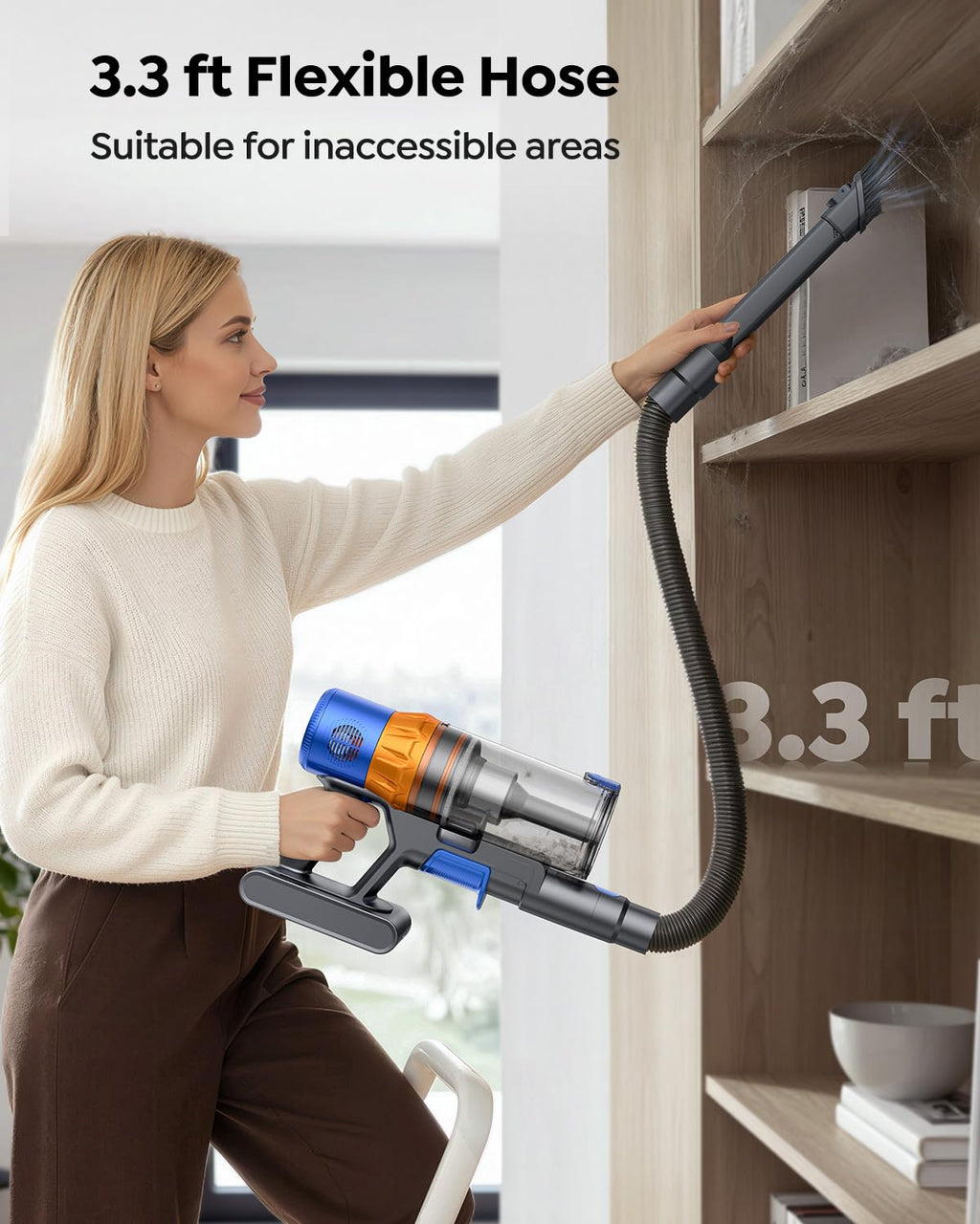 SUNSARE Cordless Vacuum Cleaner X13 with 70Mins Runtime