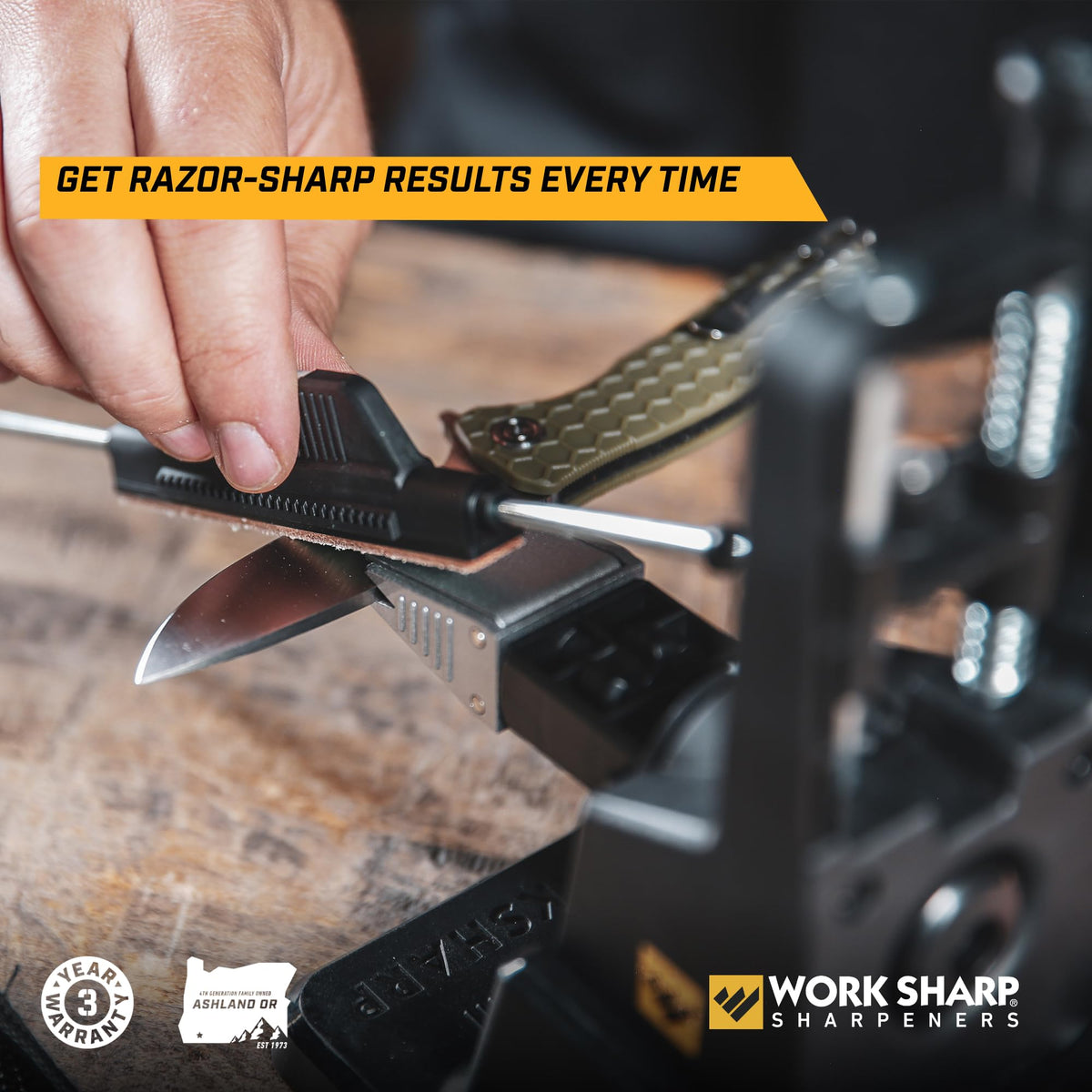 WORK SHARP Precision Adjust Elite Knife Sharpener - Adjustable System