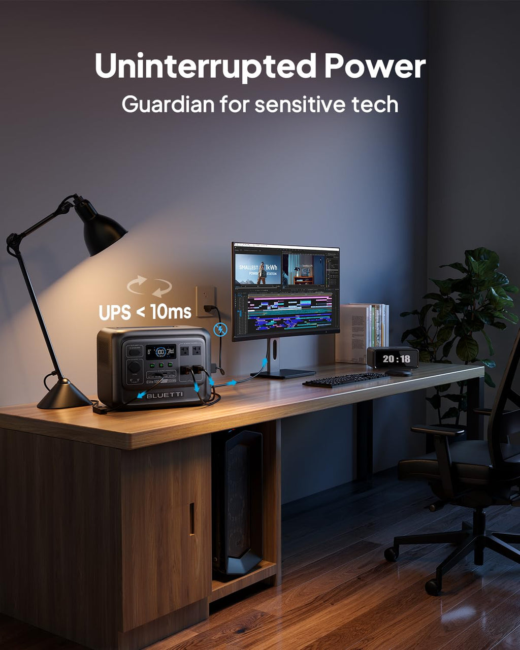 BLUETTI Elite 100 V2 Portable Power Station - 1024Wh Backup