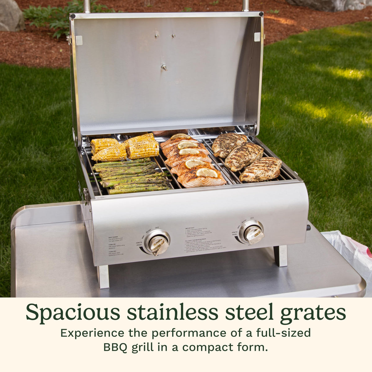 CUISINART Chef's Style Portable Propane Grill - 20,000 BTU