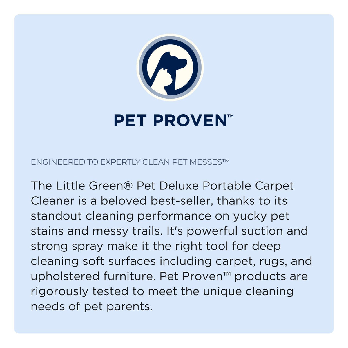 BISSELL Little Green Pet Deluxe Portable Carpet Cleaner