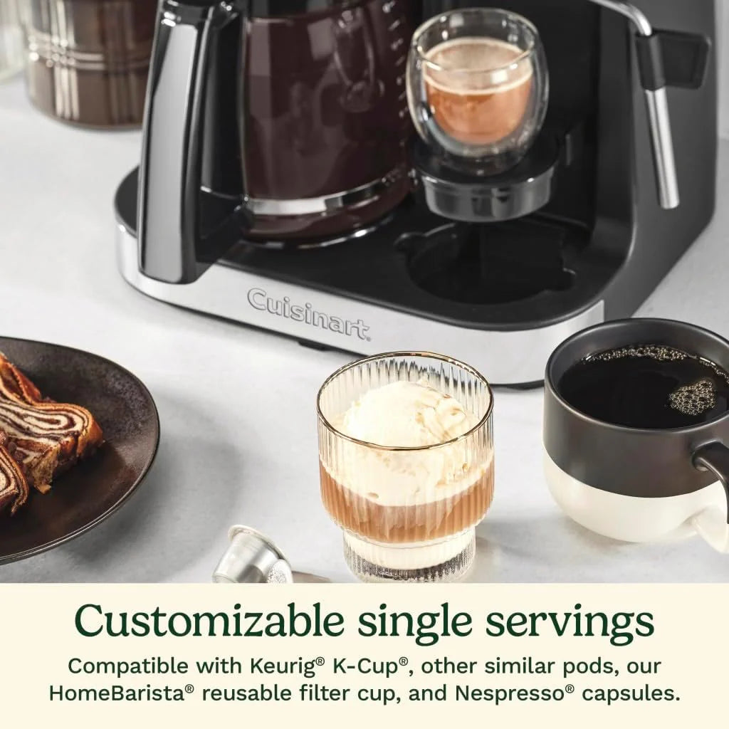 Coffeemaker 4-In-1 Coffee Center Barista Machine