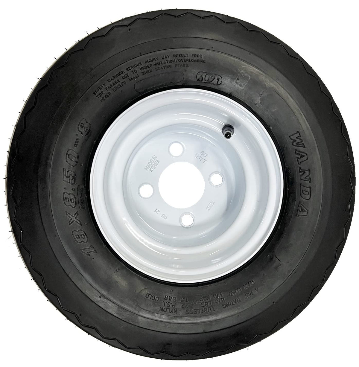 ECUSTOMRIM 4-Pack 8" Golf Cart Wheels & Tires - 18x8.50-8